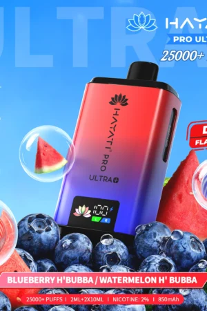 Hayati Pro Ultra+ 25000 - Blueberry Hubba Bubba/ Watermelon Hubba Bubba - 2%
