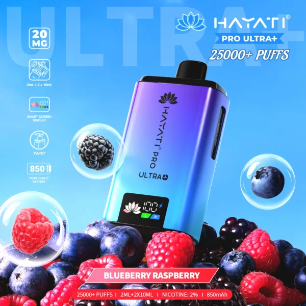 Hayati Pro Ultra+ 25000 - Blueberry Raspberry - 2%
