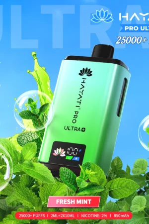 Hayati Pro Ultra+ 25000 - Fresh Mint - 2%