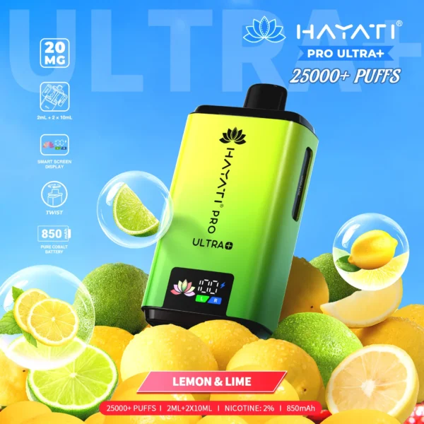 Hayati Pro Ultra+ 25000 - Lemon n Lime - 2%