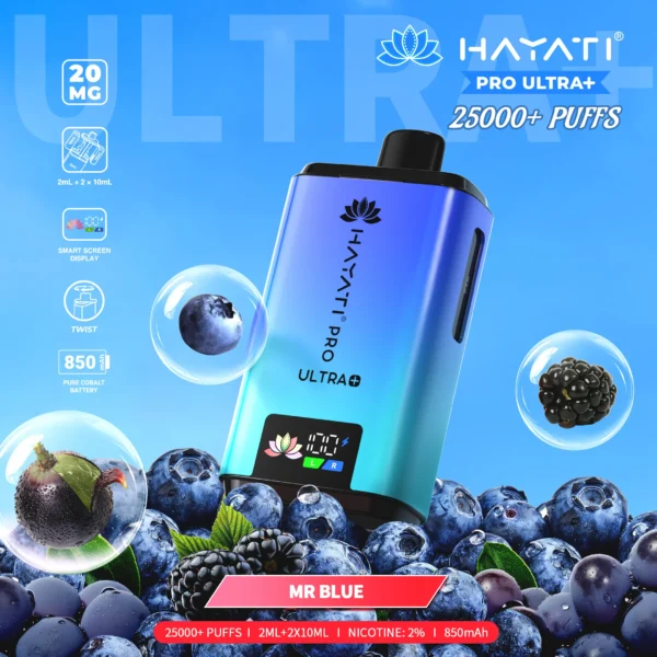 Hayati Pro Ultra+ 25000 - Mr Blue - 2%