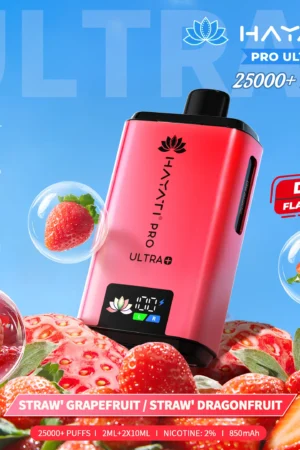 Hayati Pro Ultra+ 25000 - Strawberry Grapefruit/ Strawberry Dragonfruit - 2%