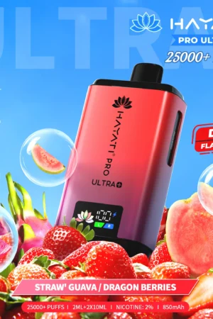 Hayati Pro Ultra+ 25000 - Strawberry Guava/ Dragon Berries - 2%