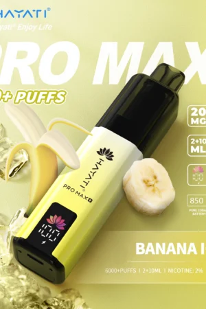 Hayati Pro Max+ 6000 - Banana Ice - 2%