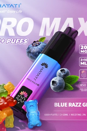 Hayati Pro Max+ 6000 - Blue Razz Gummy Bear - 2%