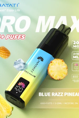 Hayati Pro Max+ 6000 - Blue Razz Pineapple - 2%