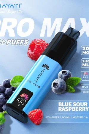 Hayati Pro Max+ 6000 - Blue Sour Raspberry - 2%