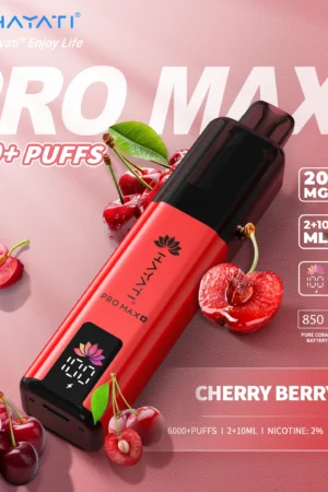 Hayati Pro Max+ 6000 - Cherry Berry - 2%