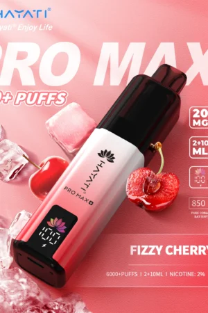 Hayati Pro Max+ 6000 - Fizzy Cherry - 2%
