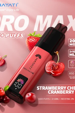 Hayati Pro Max+ 6000 - Strawberry Cherry Cranberry - 2%