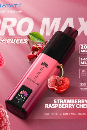 Hayati Pro Max+ 6000 - Strawberry Raspberry Cherry - 2%