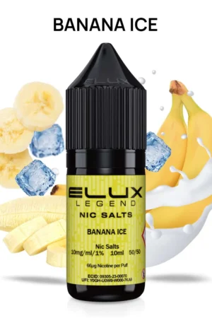 Elux Nic Salt - Banana Ice - 10mg