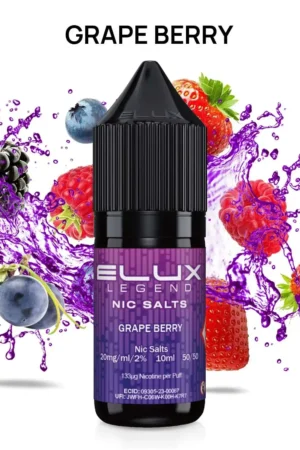 Elux Nic Salt - Grape Berry - 20mg