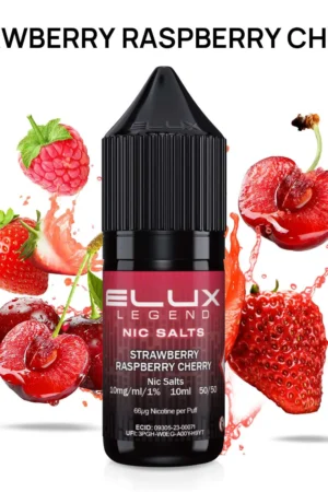 Elux Nic Salt - Strawberry Raspberry Cherry - 10mg