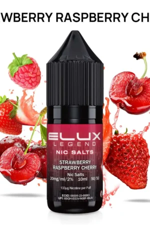Elux Nic Salt - Strawberry Raspberry Cherry - 20mg