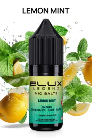 Elux Nic Salt - Lemon Mint - 20mg