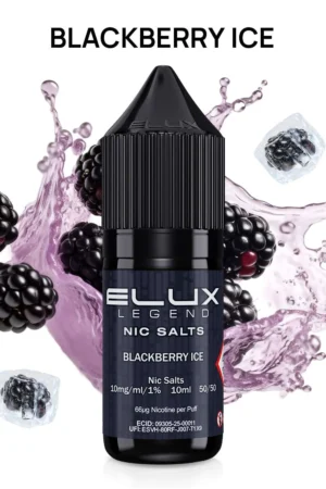 Elux Nic Salt - Blackberry Ice - 10mg