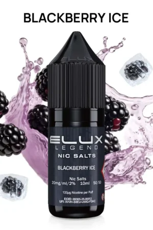Elux Nic Salt - Blackberry Ice - 20mg