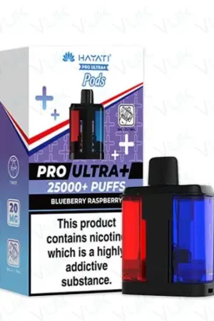 Hayati Pro Ultra+ 25000 PODS - Blueberry Raspberry - 2%