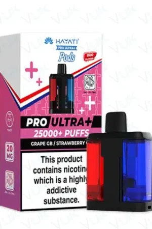 Hayati Pro Ultra+ 25000 PODS - Grape Gummy Bear/ Strawberry Gummy Bear - 2%