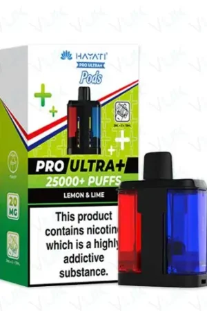 Hayati Pro Ultra+ 25000 PODS - Lemon Lime - 2%