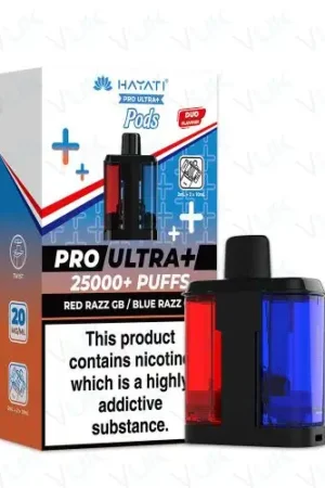 Hayati Pro Ultra+ 25000 PODS - Red Razz Gummy Bear/ Blue Razz Gummy Bear - 2%