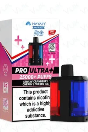 Hayati Pro Ultra+ 25000 PODS - Strawberry Cranberry Cherry/ Cherry Ice - 2%