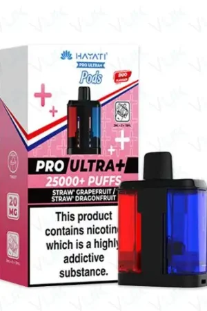 Hayati Pro Ultra+ 25000 PODS - Strawberry Grapefruit/ Strawberry Dragonfruit  - 2%