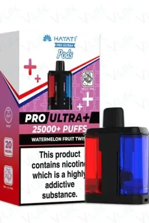 Hayati Pro Ultra+ 25000 PODS - Watermelon Fruit Twist - 2%