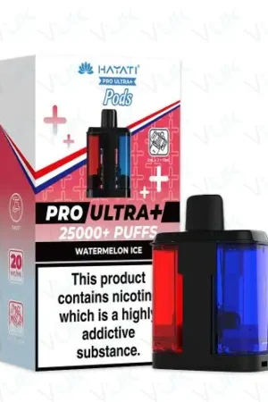 Hayati Pro Ultra+ 25000 PODS - Watermelon Ice - 2%